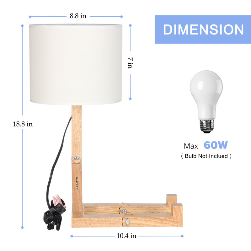 Hiko Solid Wood Table Lamp