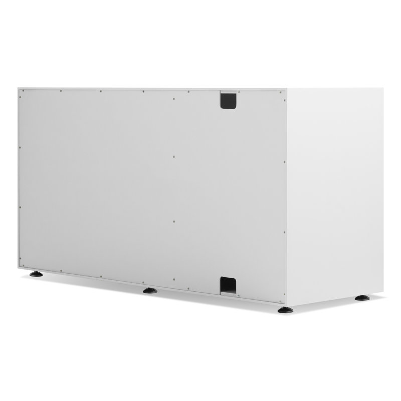 Superchoice 1 Door/3 Drawer Credenza, White