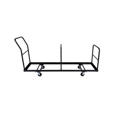 Extra Large Steel Folding Chair Cart for Poly Resin Bamboo and Wood Folding Chairs by Chivari