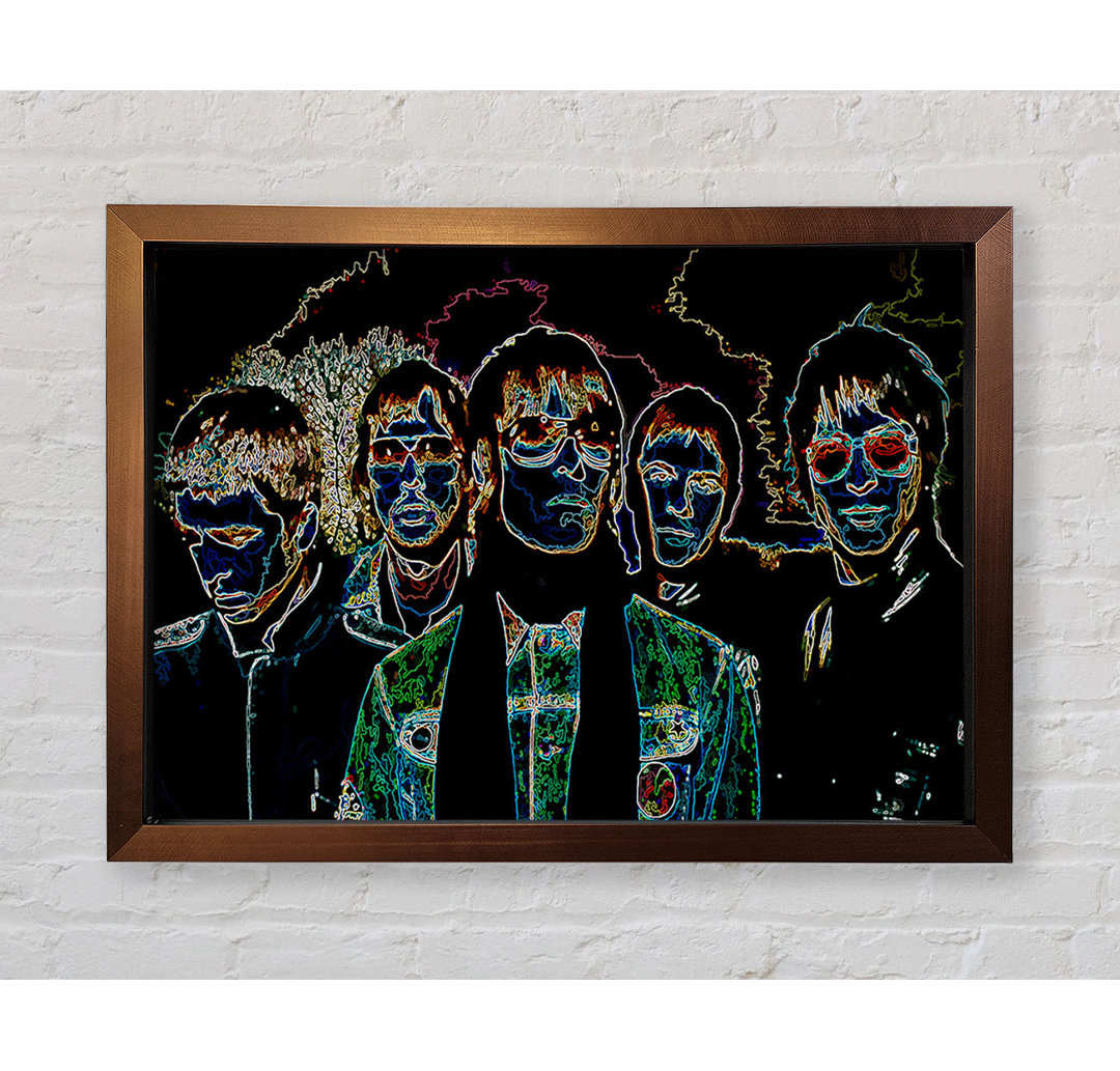 Oasis All My People - Einzelne Bilderrahmen Kunstdrucke