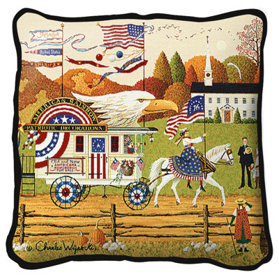 So Proudly We Hail Cotton Throw Pillow
