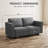 Upholstered Loveseat With Storage-56179000