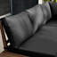 Ensemble de conversation en bois massif pour 6 personnes avec table basse Giyana - Lounge For Modern Garden-1256680041