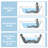 59" Corner Whirlpool Bathtub for 2 Person with 16 Adjustable Jets White Acrylic Jetted Soaking Tub