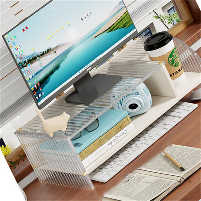 Vanhorne Plastic Stackable Monitor Stand