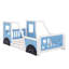 Classic Car-Shaped Platform Bed With Wheels