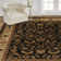 Tapis noir / ivoire Cokeley