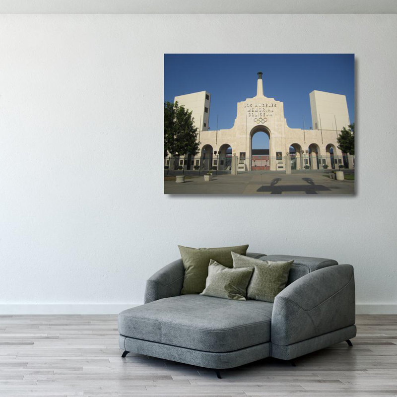 Los Angeles Memorial Coliseum, 28" H x 38" W