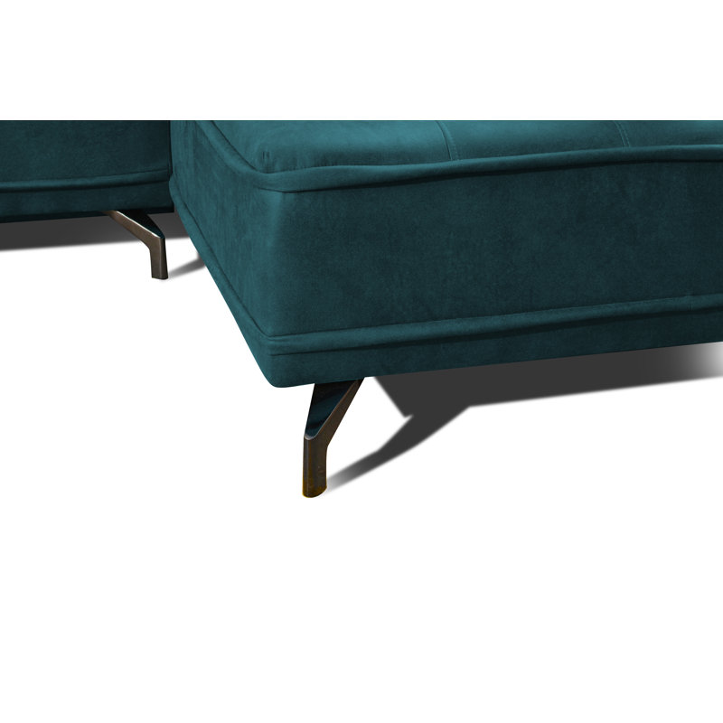 Coppell 4 Seater Sofa Bed, Right Hand Facing, Bottle Green