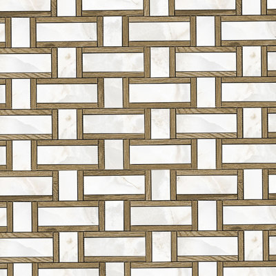 Mélange de mosaïques rectangulaires