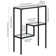 Lovett 22'' Glass Top Console Table