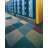 24" x 24" Carpet Tile in Grey/Blue