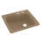 25'' L Mounting / Installation Required Single Bowl Solid Surface Kitchen Sink-38293732-38293727