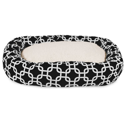 Links Geometric Polyester Pet Bed
