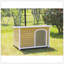 Niche pour chien d'extérieur de taille moyenne en bois avec toit imperméable et plancher surélevé, parfaite pour les animaux de compagnie de taille moyenne-116521617-116521615