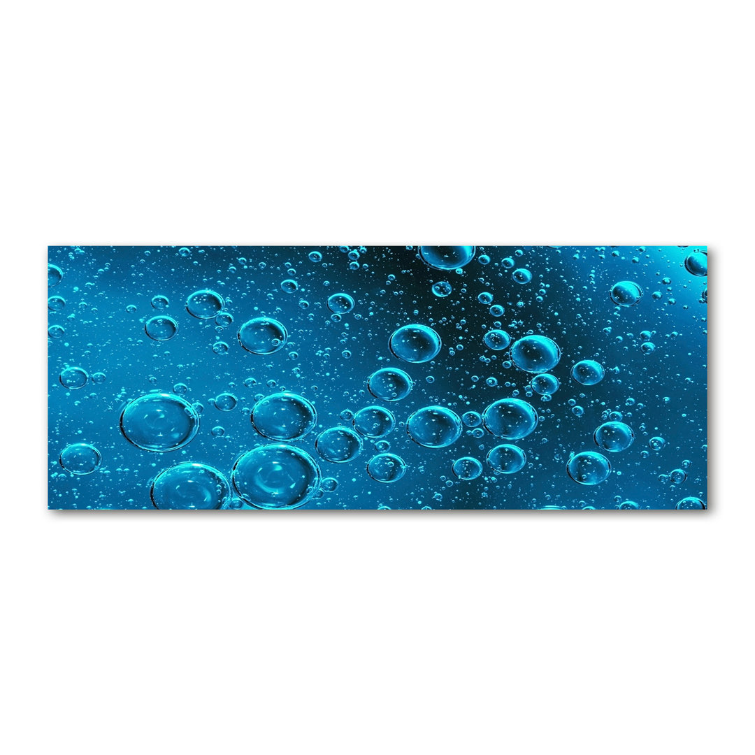 Glasbild Bubbles Under Water