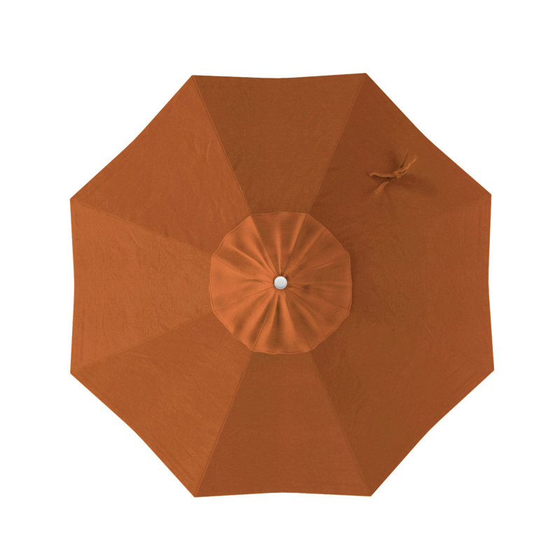 Parasol sunbrella de marché 7,5' Wallach, Toile Sunbrella® Melon
