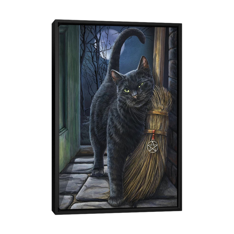 «A Brush with Magick», impression sur toile, H 26 po x l 18 po x P 1,5 po, Pas de tapis, Toile encadrée noire