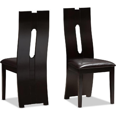 Chaise en bois massif Lytton