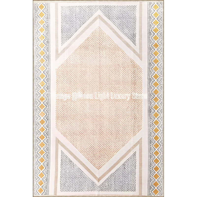 Tapis intérieur / extérieur Rushika, Tapis de couloir 2 pi 7 po x 9 pi 10 po