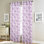 Panneau de rideau transparent diaphane 84 "ou 95" Crystalyn
