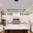 Atria Integrated LED Linear Pendant Height Adjustable ETL Certified Square Chandelier Lighting-663484630-663484631
