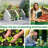 6' X 3' Outdoor Garden Portable Mini Greenhouse In White With Water - Repellent Pe Cover And Roll Up Zipper Ventilation Zippered