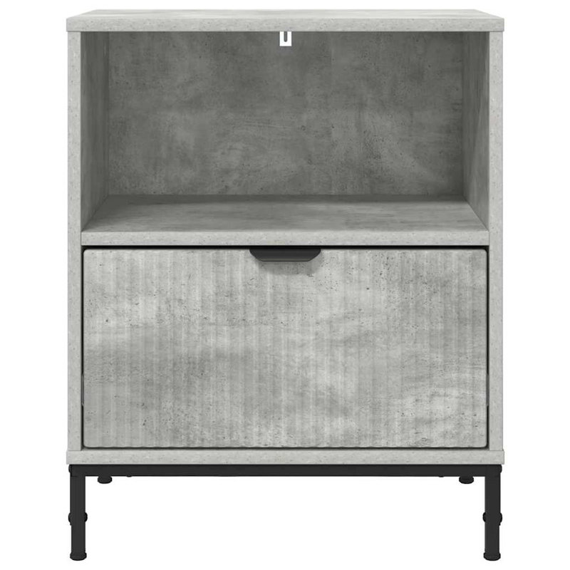 Bedside Table , Concrete Grey