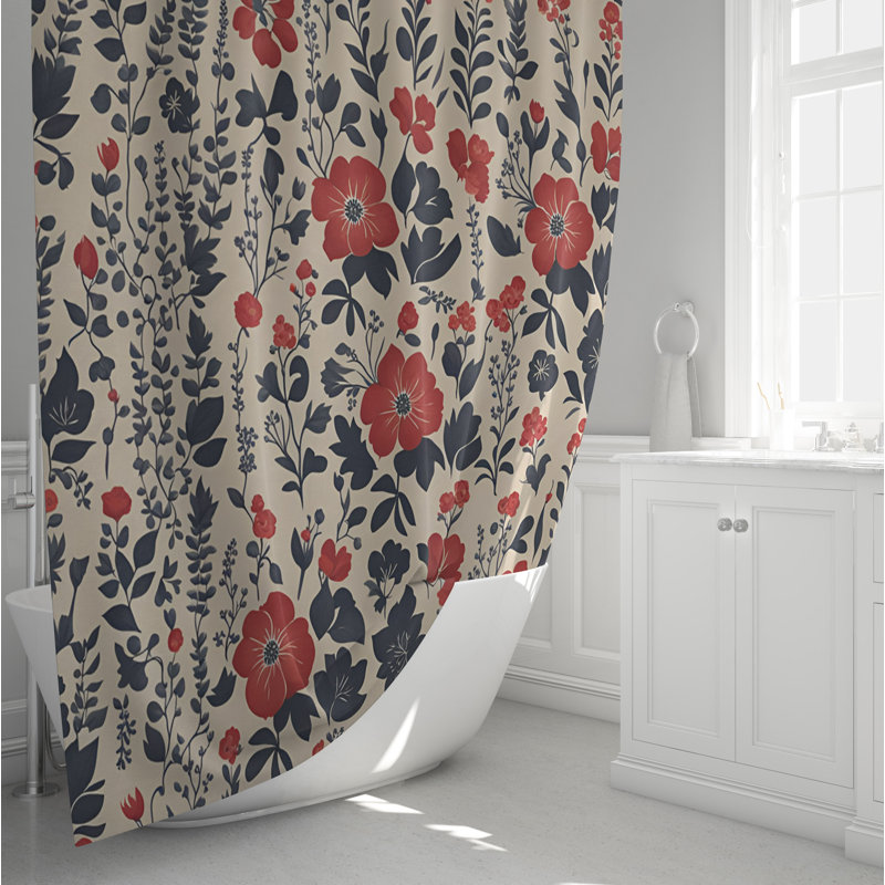 Rideau de douche Sarait, H 72 po x l 70 po
