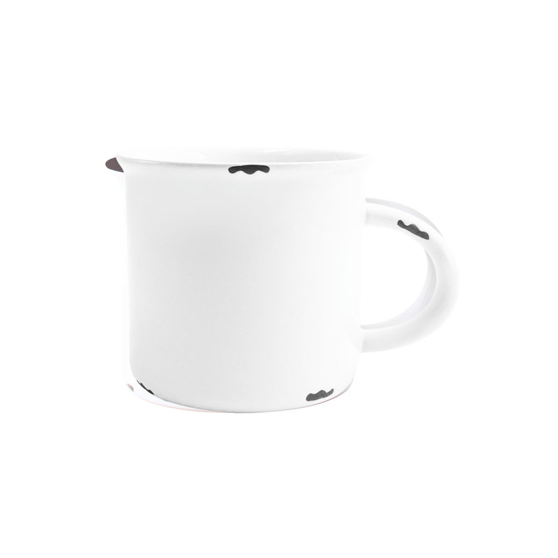 Greyscale Ceramic 16oz Coffee Mugs Set of 4