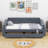 Jashan Twin Size Upholstered Daybed with Storage Armrests and USB Port-720311171