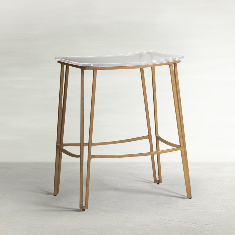 Pierce 24" Counter Stool, Antique Gold