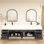 Jessica 84'' Single Bathroom Vanity with Acrylic Top