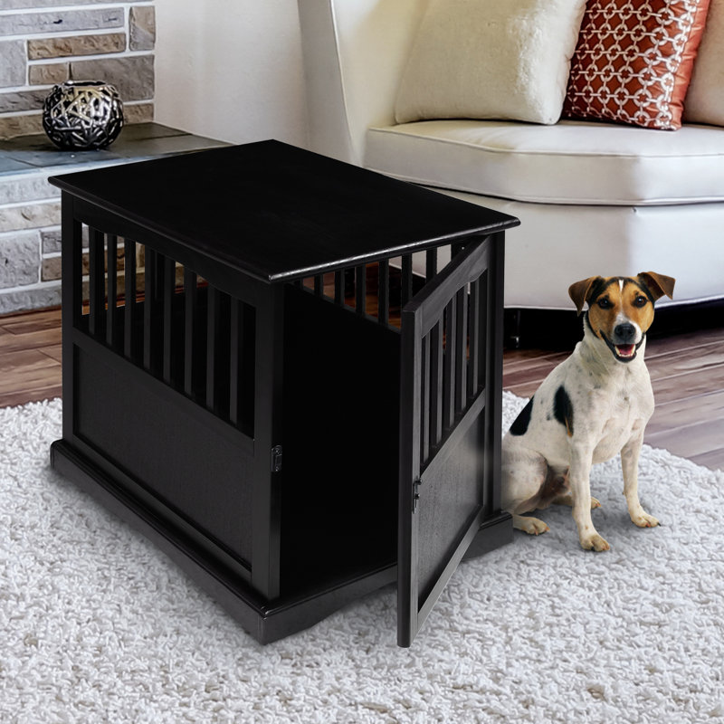 Cage pour animaux Mendosa, Moyen (H 24 po x l 20 po x P 27,5 po), Noir