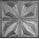 23.75 in. L x 23.75 in. W Metallic and Textured Tin Drop-In Ceiling Tile