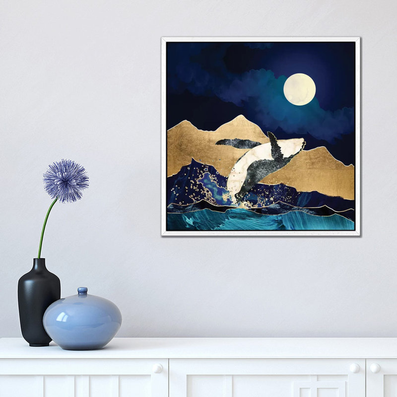 Live Free - Print on Canvas, 66.04 cm H x 66.04 cm W, White Framed