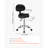 Backed Adjustable Height Ergonomic Active Stool