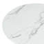 Table d'appoint ronde Housel 22"W en faux marbre