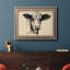 «Charcoal Cow II», reproduction sur toile encadrée-114042545