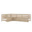 Lit plateforme simple en forme de L avec 3 tiroirs de rangement, cadre de lit en bois massif avec garde-corps de sécurité-312429451
