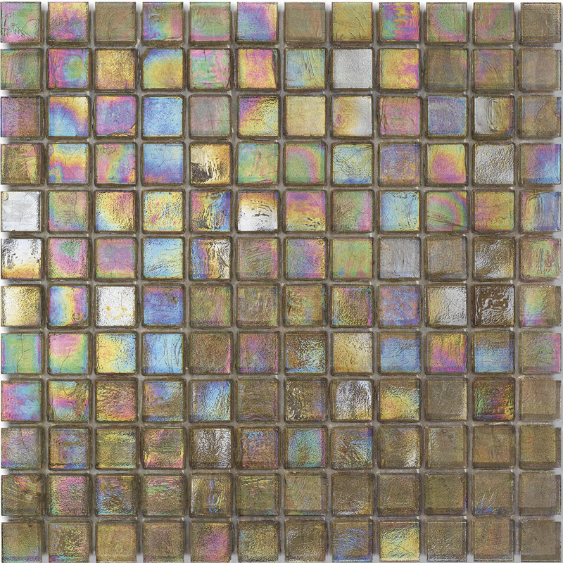 Satin 7/8" x 7/8" Cubes Glass Mosaic