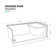 60" W x 32" D Single Threshold Shower Base with Seat