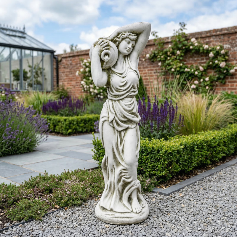ELIZABETH Urn Girl 84cm, Stone