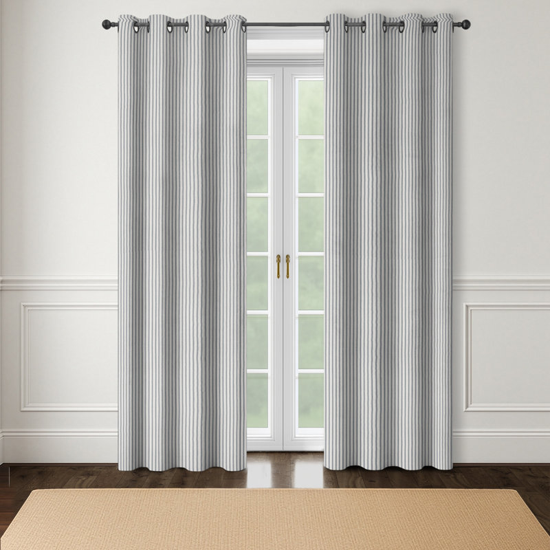 Ensemble de 2 panneaux de rideaux en coton à œillets Sutton - 50 x 156, 156