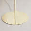Anjae Triple Light Floor Lamp - Frosted Glass and Polished Metal Chic Living Room Light