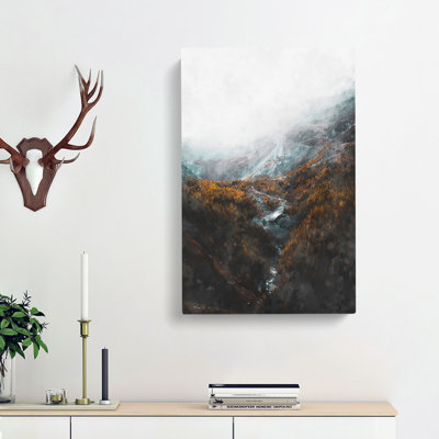 Zermatt In Switzerland - Wrapped Canvas Painting