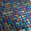 Skosh 0.6" x 0.6" Glass Grid Mosaic Wall & Floor Tile