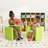 ECR4Kids Tri-Me Table and Cube Chair Set, Multipurpose Furniture, 3-Piece-88488453