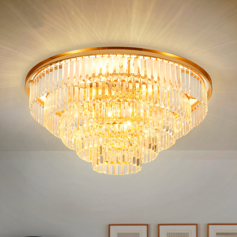 Dimmable LED Globe Chandelier, 19.6" H x 31.5" W x 31.5" D