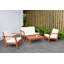 Ensemble de patio complet avec coussins Anautica